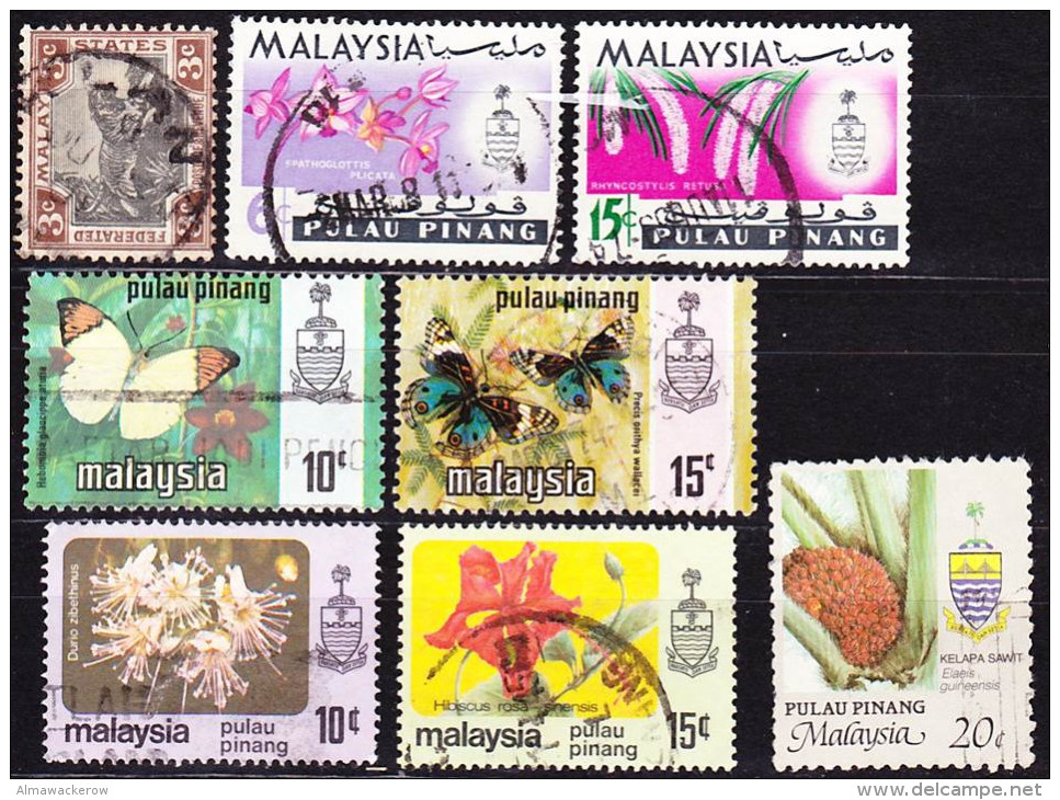 2015-0173 Lot Malayan States Used O - Penang