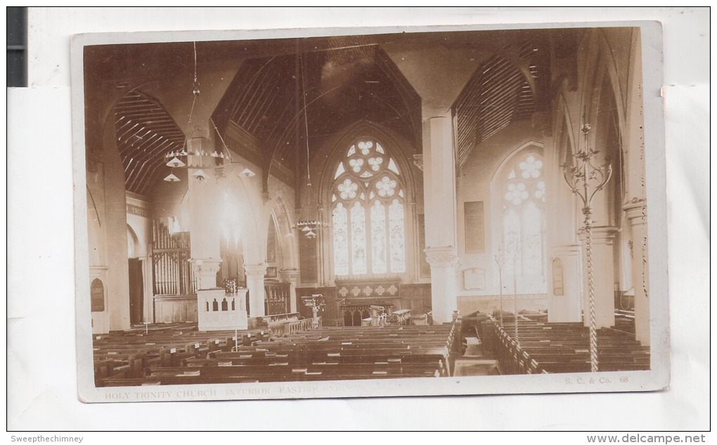 RP Holy Trinity Church Interior Eastbourne Sussex Unused - Eastbourne