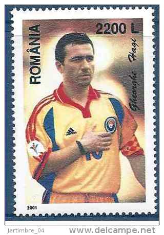 2001 ROUMANIE 4683** Football, Hagi - Neufs