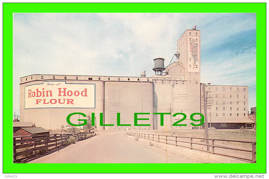 MOOSE JAW, SASKATCHEWAN - GRAIN ELEVATORS - HOME OF ROBIN HOOD FLOUR - PUB. BY CANADIAN PACIFIC RAILWAY - - Autres & Non Classés