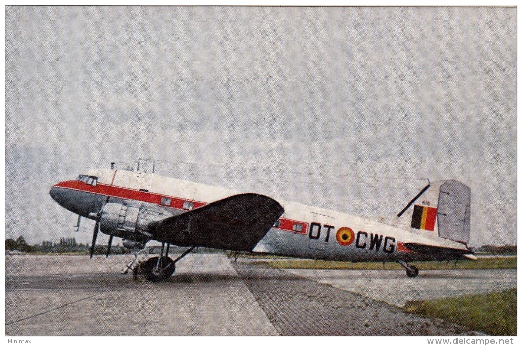 Force Aérienne Belge - Douglas DC 3 - Autres & Non Classés