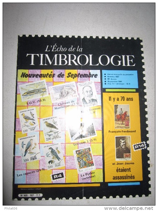 Echo De La Timbologie 1985 Année Complète Et Fin 1984 N° 1557 à 1571 - Francés (desde 1941)