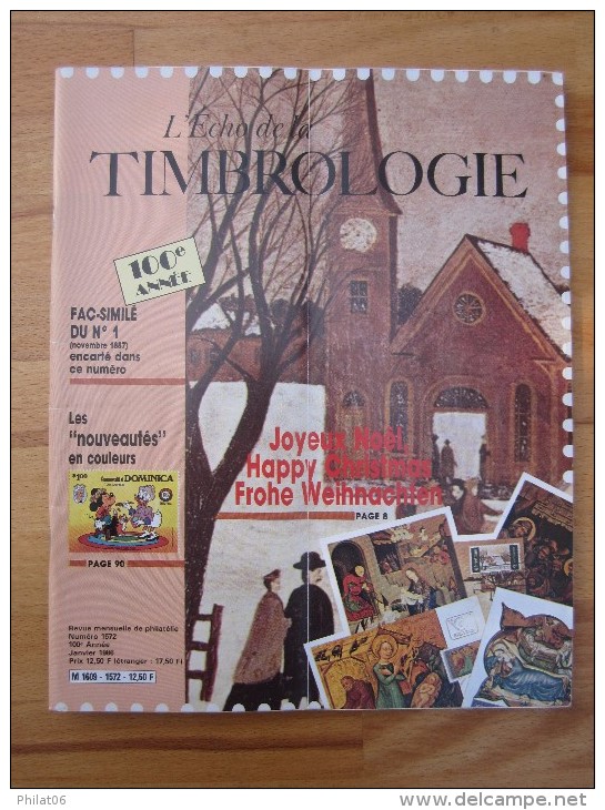 Echo De La Timbologie  Année Complète 1986 N° 1572 à 1582 Sauf 1578 - Französisch (ab 1941)