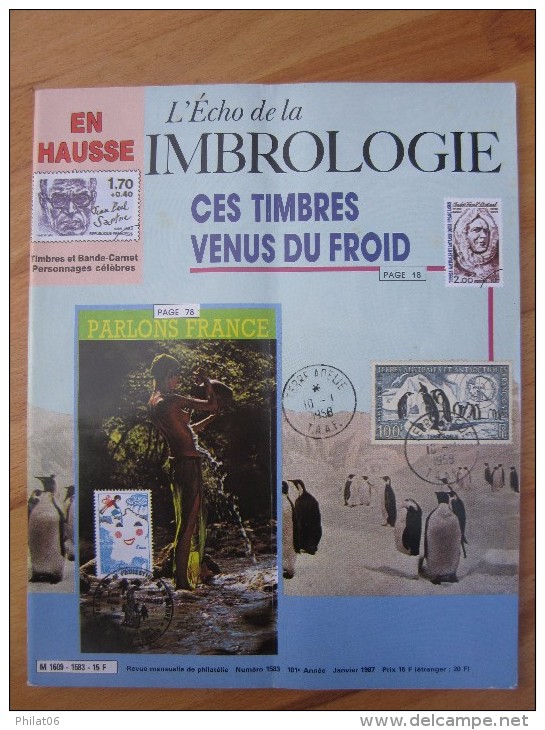 Echo De La Timbologie  Année Complète 1987 N° 1583 à 1593 - Frans (vanaf 1941)