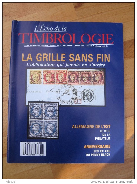 Echo De La Timbologie  Année Complète 1990 N° 1616 à 1626 - Francés (desde 1941)