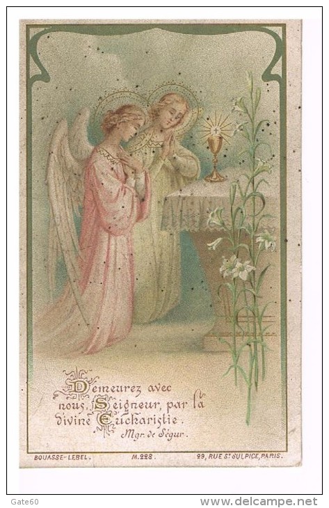Souvenir De La Premiere Communion   -  Bercy  -  1916 - Santini