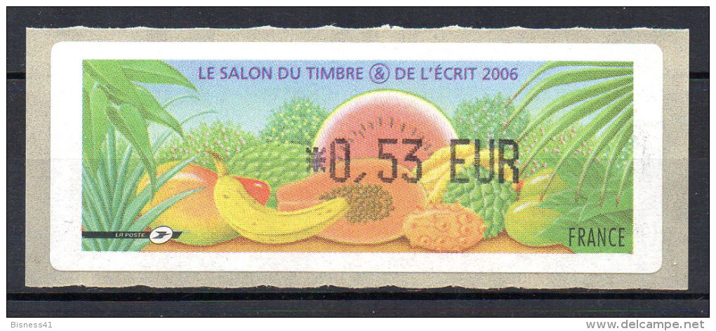 Vignette LISA  Salon Du Timbre Et De L'écrit 2006 - 1999-2009 Abgebildete Automatenmarke