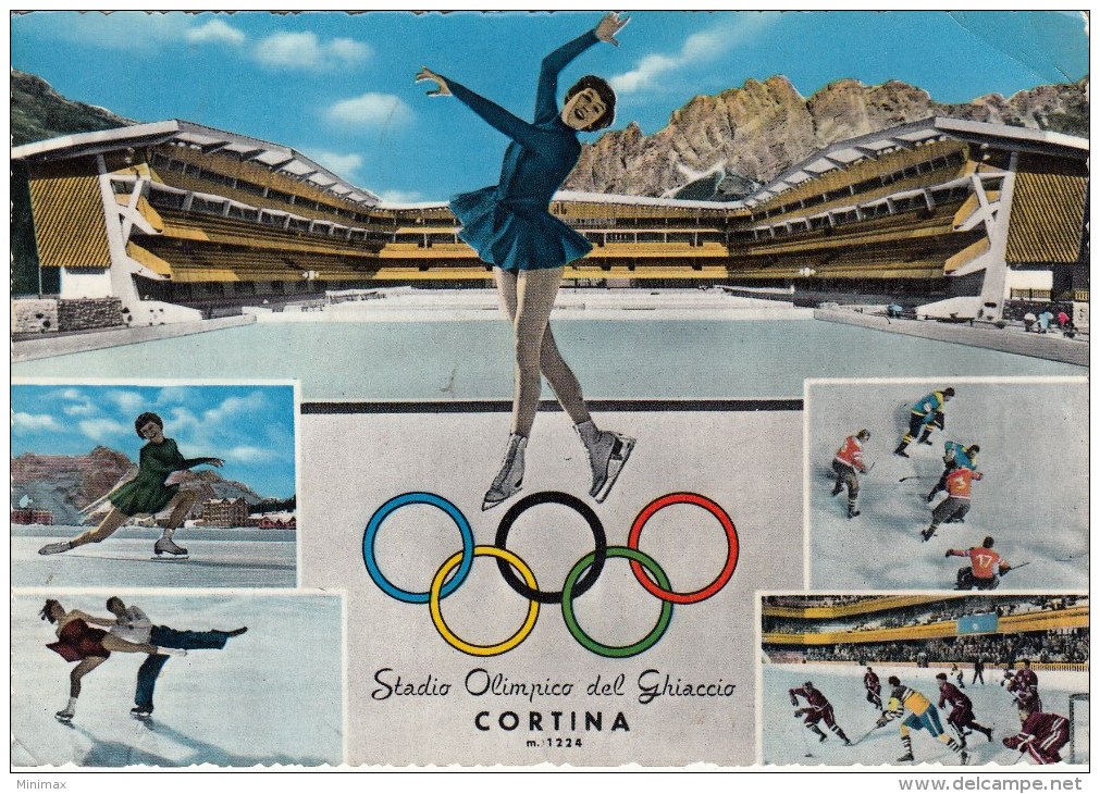 Stadio Olimpico Del Ghiaccio - Cortina - 1959 - Multi-vues - Belluno