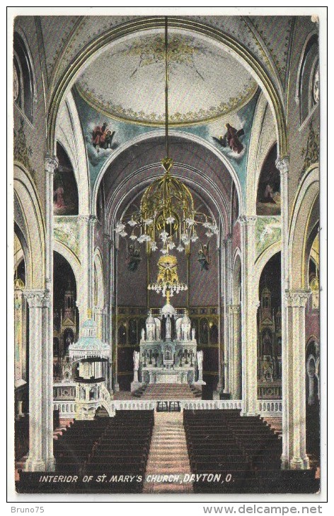 Interior Of St. Mary's Church, Dayton, Ohio - Dayton