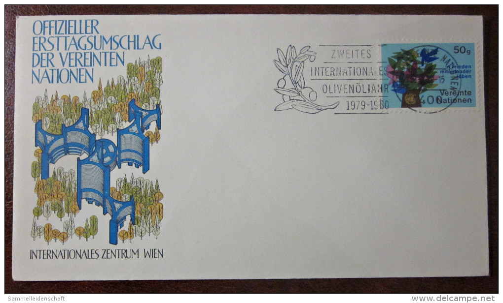 FDC UNO Wien 1979 Briefmarke Brief - ONU