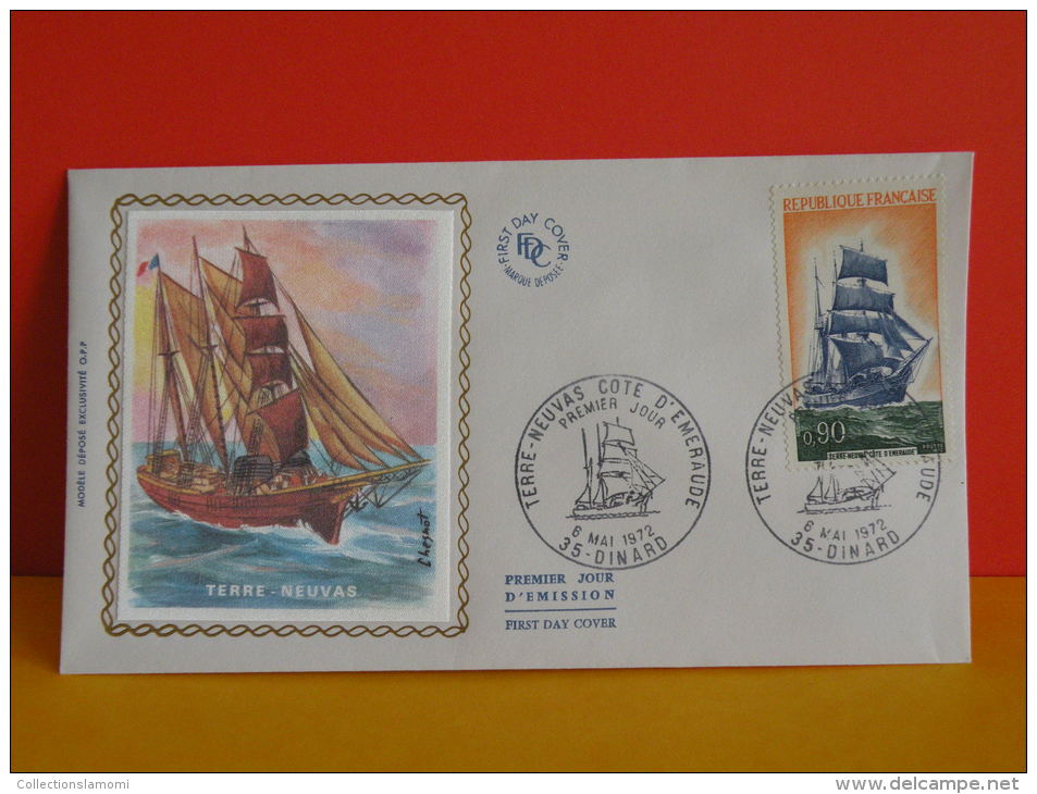 FDC - Terre Neuvas - 35 Dinard - 6.5.1972 - 1er Jour- Coté 3 € - 1970-1979