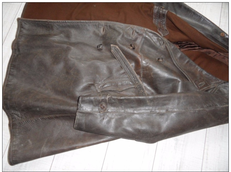 Manteau,veste aviateur 14-18,ww1,officier 39-45,ww2,maquisard,modèle a identifier.Idéal mannequin, reconstitutions.