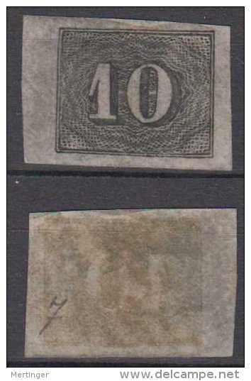 Brazil Brasil Mi# 11 * Mint 10R Verticais - Unused Stamps