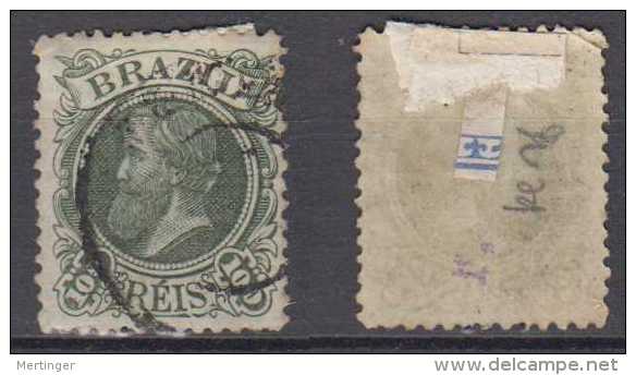 Brazil Brasil Mi# 49 Used 100R Dom Pedro 1881 Small Head - Used Stamps