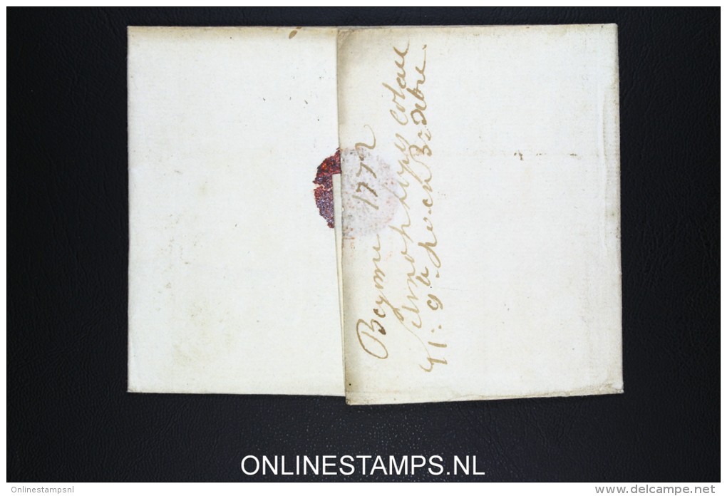 France 1772  Cover Enveloppe Avec Cachet Bayon RR A Amsterdam  Hollande - 1701-1800: Précurseurs XVIII