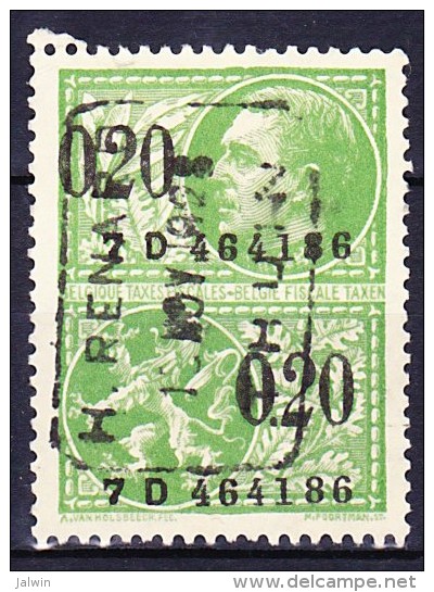 BELGIQUE TIMBRE FISCAL Obl. - Stamps