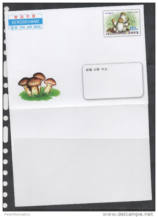 FLORA, 2015,MNH, MUSHROOMS, AEROGRAMME, NICE POSTAL STATIONERY - Champignons