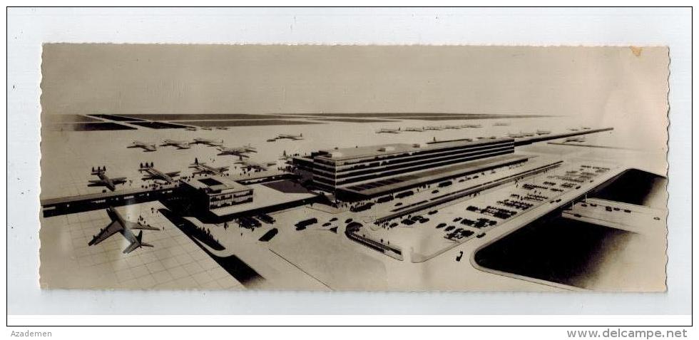 ORLY AEROPORT " Installations Terminales Futures Vers 1955/56 - Aerodrome