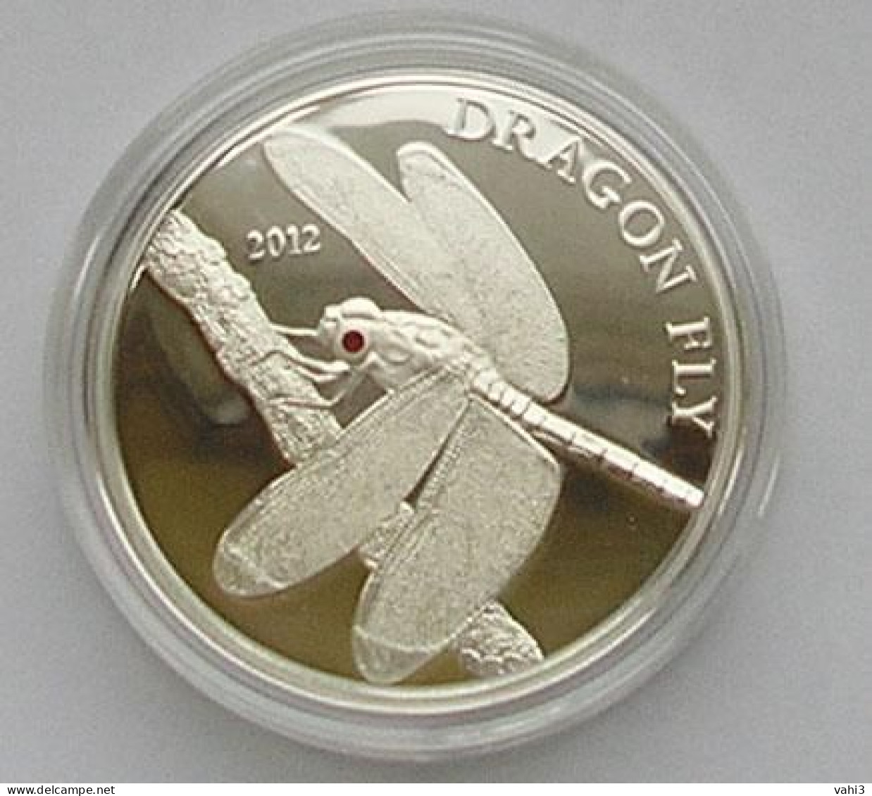 Tokelau 5 Dollars 2012 Dragon Fly Silver Coin Dragonfly - Autres – Océanie