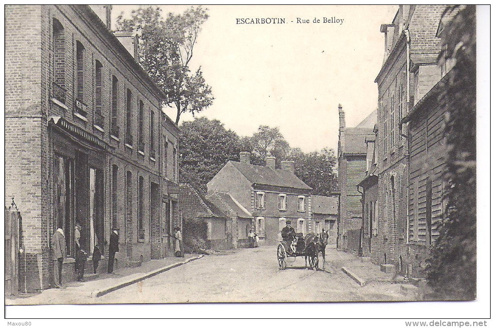 ESCARBOTIN -   Rue De Belloy - Longueau