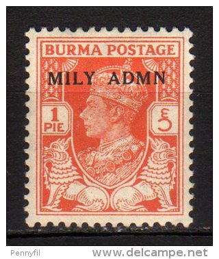 BURMA - 1945 Scott# 35 * MILY ADMN - Burma (...-1947)