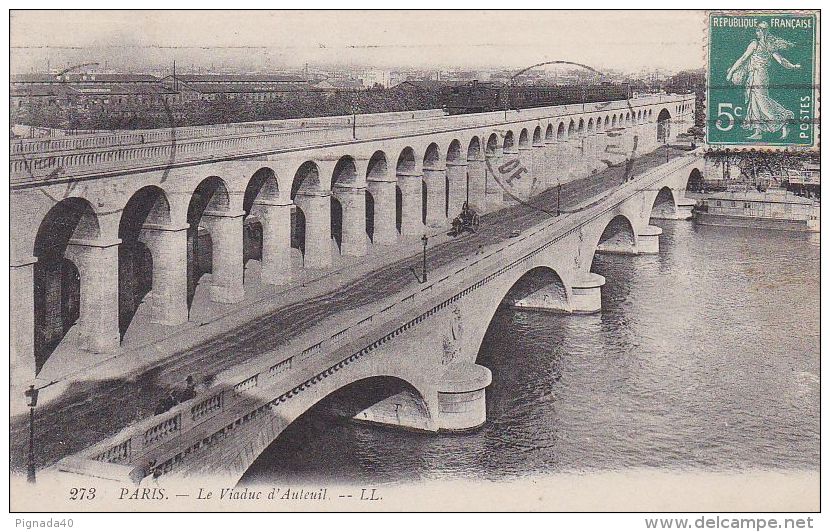Cp , 75 , PARIS , Le Viaduc D'Auteuil - Other Monuments