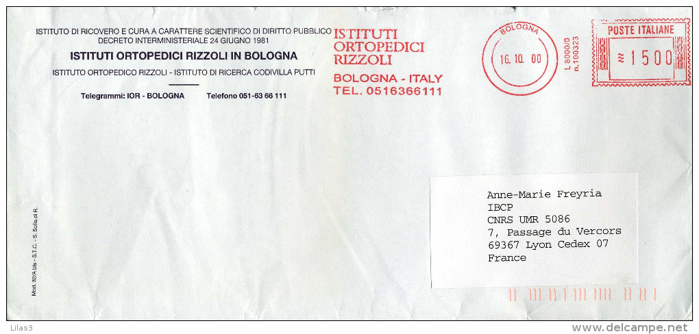 BOLOGNA 2000 INSTITUTI ORTOPEDICI RIZZOLI Institut D'orthopédie Pied - Macchine Per Obliterare (EMA)