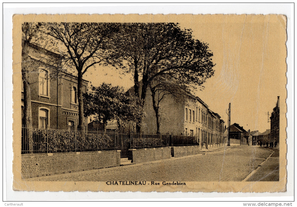 CHATELINEAU - Rue GENDEBIEN - TRES RARE - Châtelet
