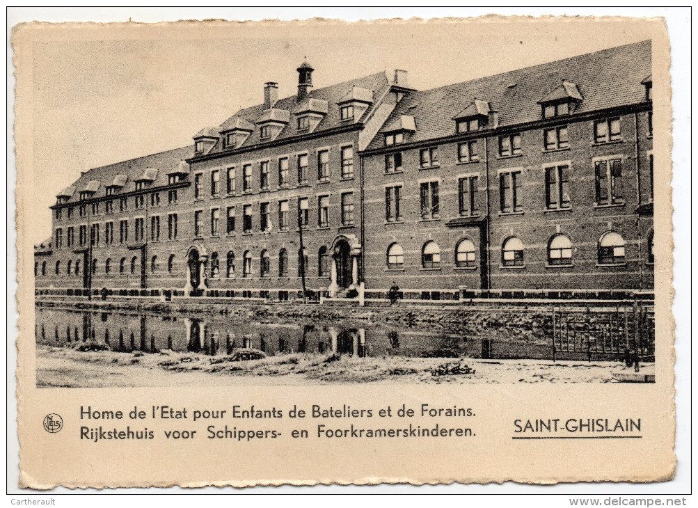 Saint GHISLAIN Home De L'Etat Pour Enfants De Bateliers Et Forains / Rijkstehuis Voor Schippers En Foorkramerskinderen - Saint-Ghislain