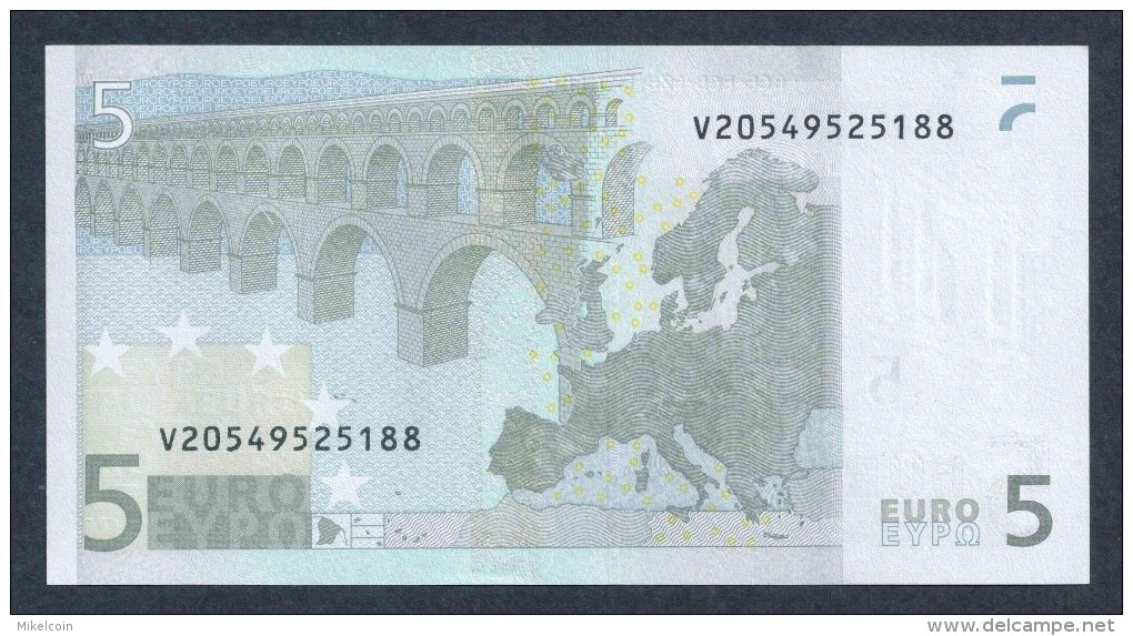 (BE006)  - 5 € - SPAIN V - JC TRICHET - SC/UNC  (M016E1) - 5 Euro