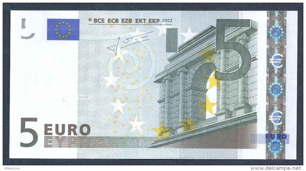 (BE006)  - 5 € - SPAIN V - JC TRICHET - SC/UNC  (M016E1) - 5 Euro