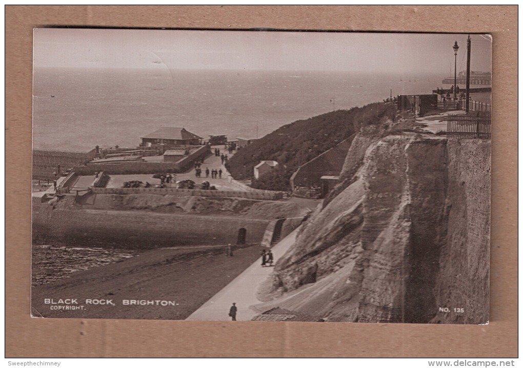 RP BRIGHTON BLACK ROCK AWW A W WARDELL USED 1928 - Brighton