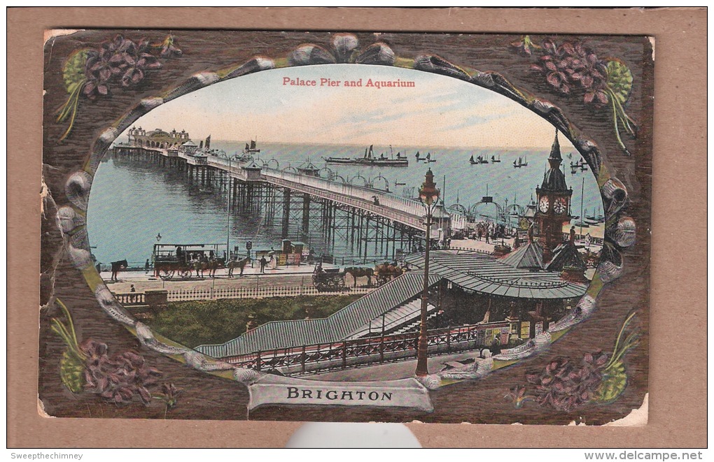 BRIGHTON PALACE PIER AND AQUARIUM & PADDLESTEAMER - Brighton