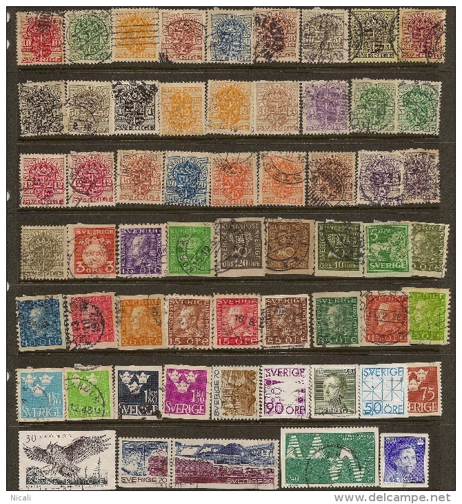 SWEDEN 1910's - 1980 Collection (59) U KI - Other & Unclassified