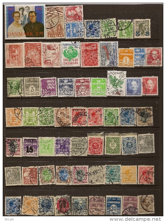 DENMARK Collection 1904 - 1992 (63) U #DZ0 - Sammlungen