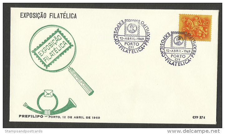 Portugal Cachet Commemoratif Expo Philatelique Porto 1969 Philatelic Expo Oporto Event Postmark - Flammes & Oblitérations