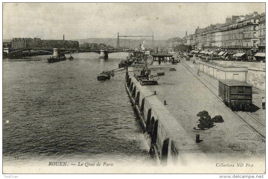 ROUEN - SEINE-MARITIME  (76) -  CPA DE 1904. - La Bouille