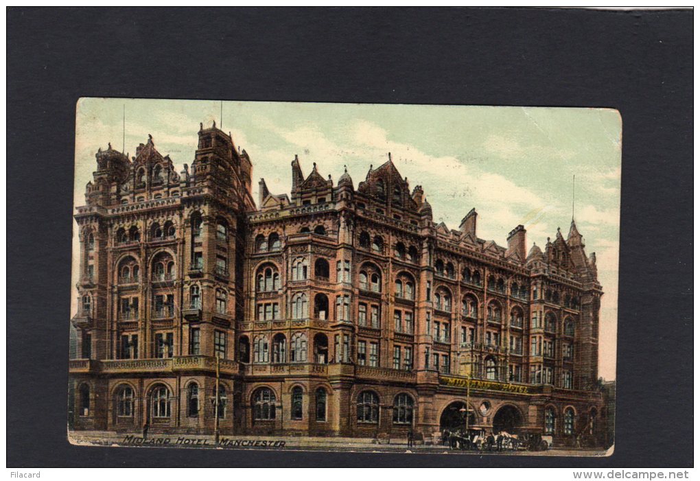 52241    Regno  Unito,  Midland Hotel,  Manchester,  VG  1909 - Manchester