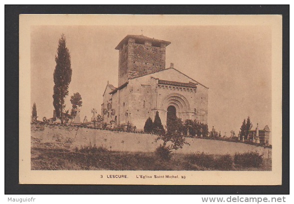 DF / 81 TARN / LESCURE / L'EGLISE SAINT-MICHEL - Lescure