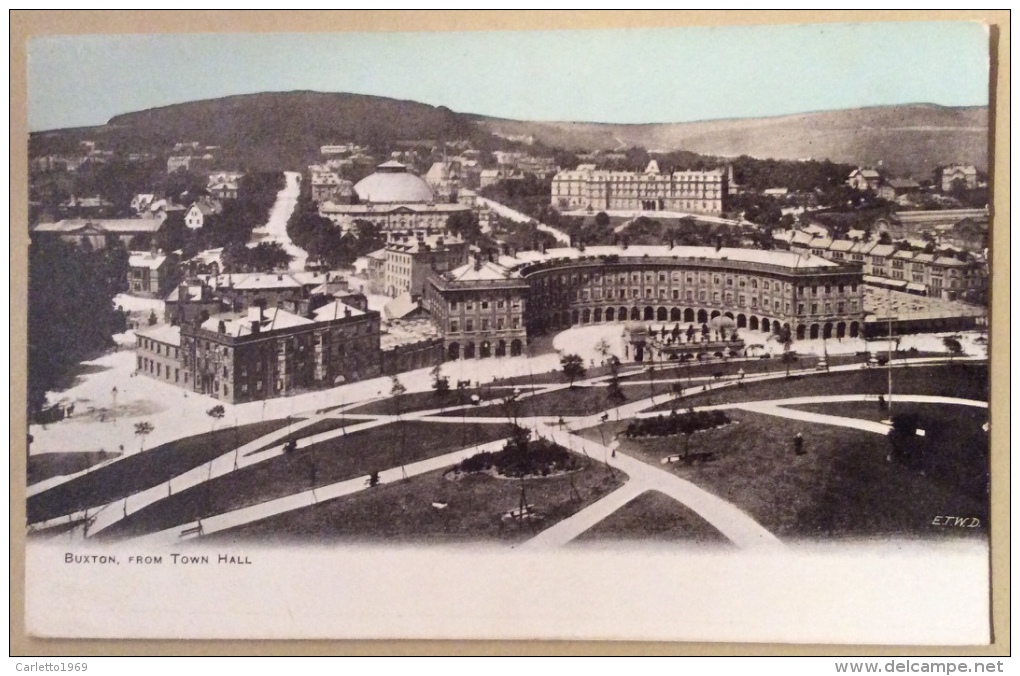 Buxton From Town Hall Non Viaggiata - Derbyshire