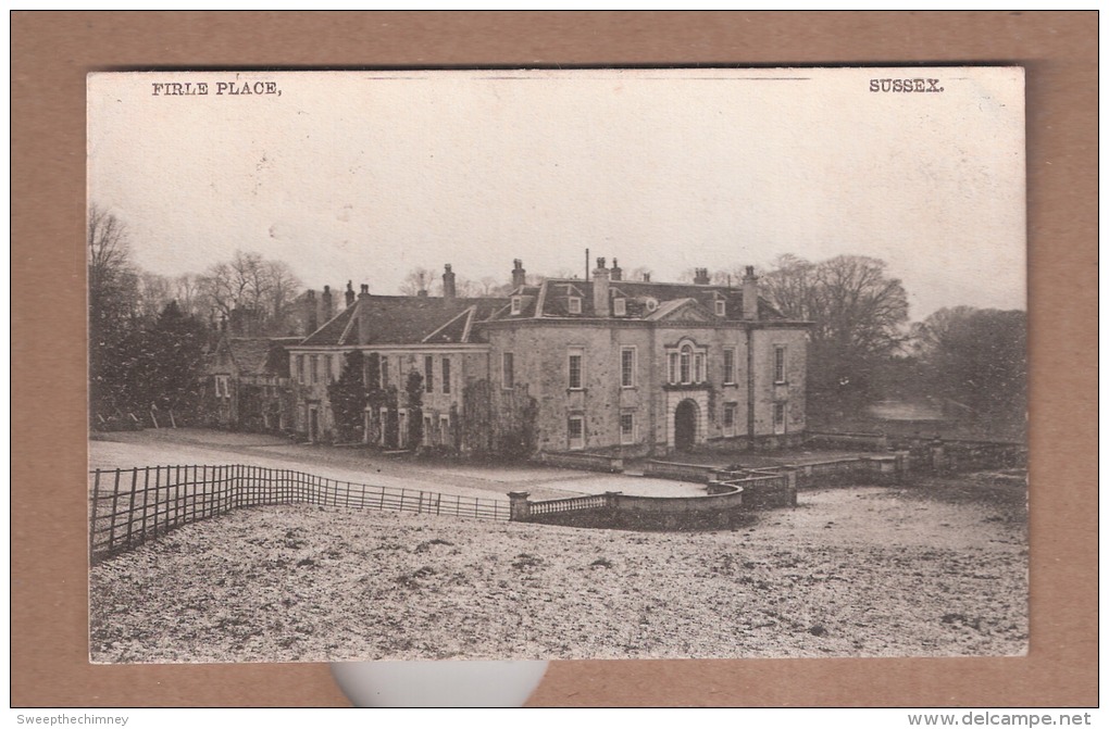 FIRLE PLACE USED AT LEWES 1910 SENT TO MISS L SMITH SWINFORD POST OFFICE NR RUGBY LEICESTERSHIRE - Altri & Non Classificati