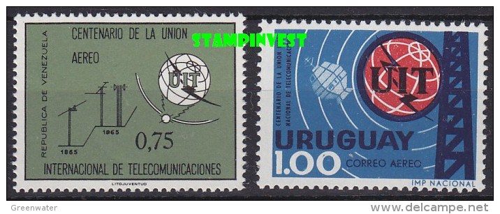 Venezuela & Uuruguay 1966 UIT 2v ** Mnh (20114) - Venezuela