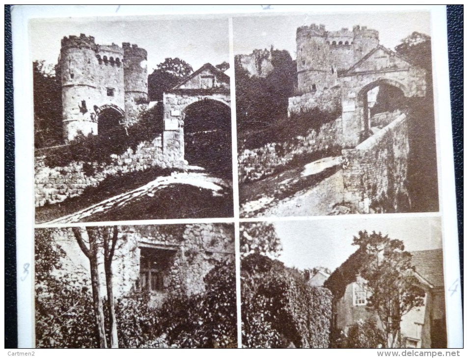 FOTOGRAPHY CDV XIXeme : CARISBROOKE CASTLE ISLE OF WIGHT PHOTOGRAPHER ENGLAND MONTAGE PHOTO - Other & Unclassified