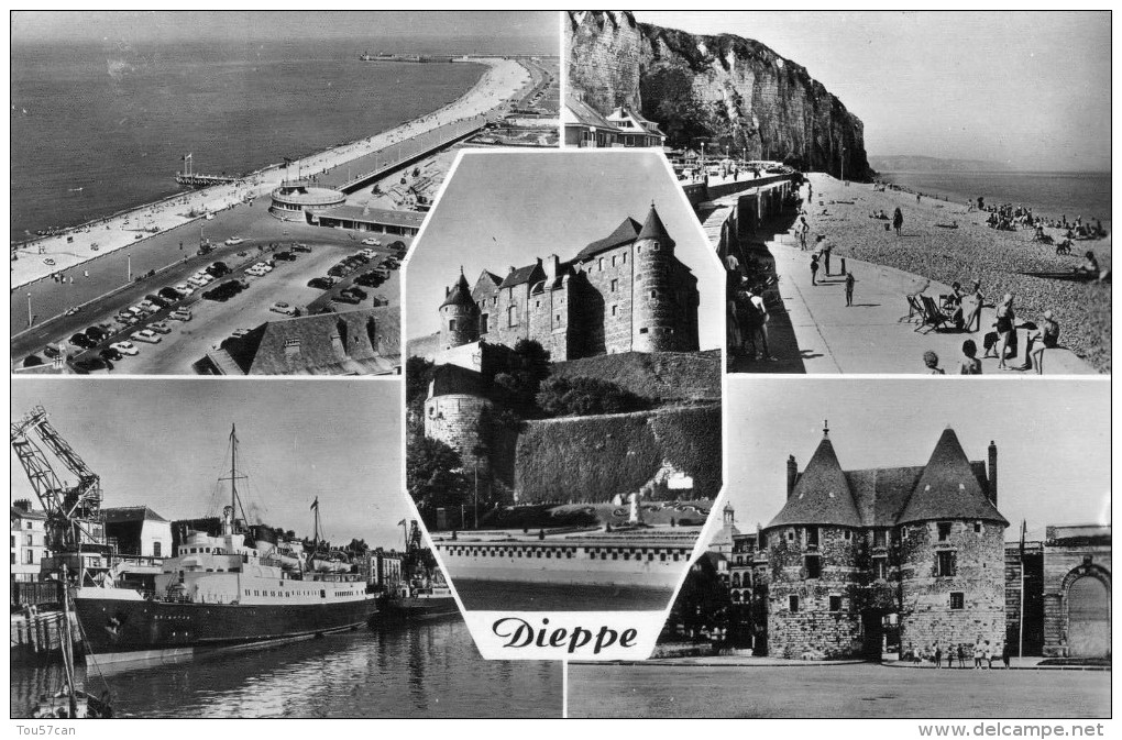 DIEPPE - SEINE-MARITIME (76)  -  CPSM MULTIVUES. - Dieppe