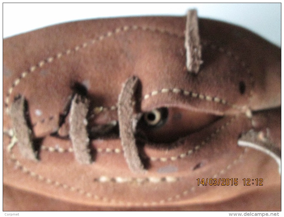 RUGBY - UNE Rare BALLE DE RUGBY - C/1900's D'UN CUIR Chamois - Rare BALL OF RUGBY - C/1900's Of Chamois-colored LEATHER - Rugby