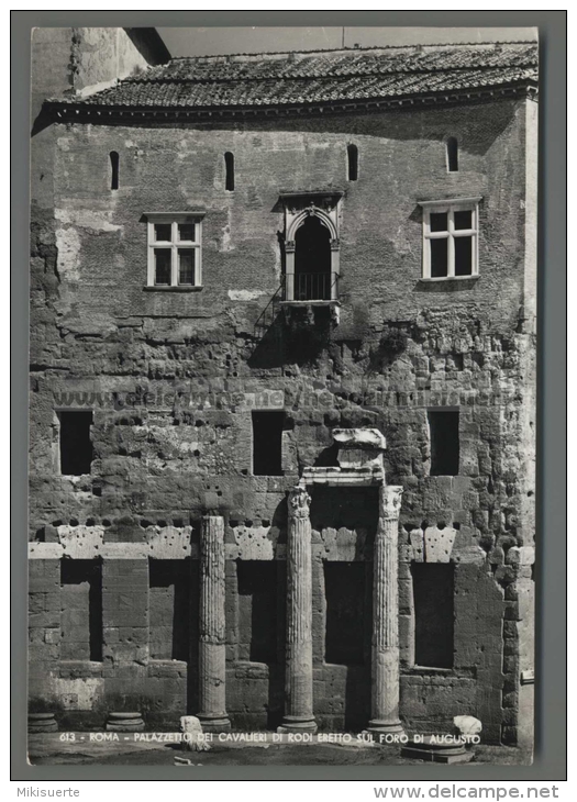 U66 ROMA PALAZZETTO DEI CAVALIERI DI RODI SUL FORO DI AUGUSTO (tur) - Altri Monumenti, Edifici