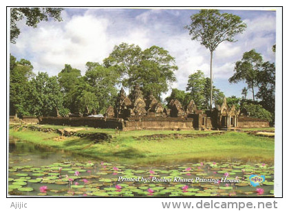 CAMBODGE. Monument Temple Banteay Srei, Citadelle Des Femmes, Carte Postale Neuve - Cambodge