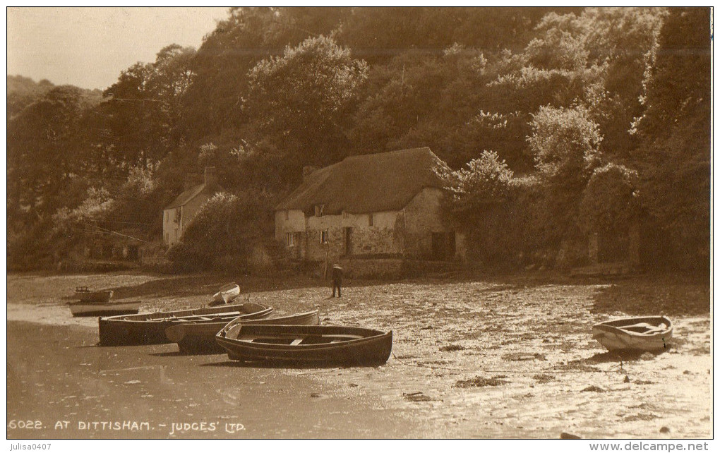 DITTISHAM (Angleterre) Plage Bord De Mer Barques - Other & Unclassified