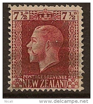 NZ 1915 7 1/2d Red-brown KGV SG 426 U ZP116 - Usati