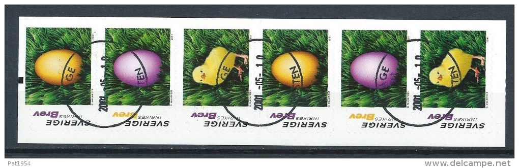 Suède 2001 Carnet C2207 Oblitéré Pâques Oeufs Et Poussin - 1981-..